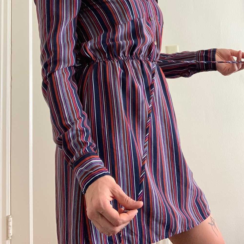 Bebop long sleeve striped dress - Picture 2 of 2